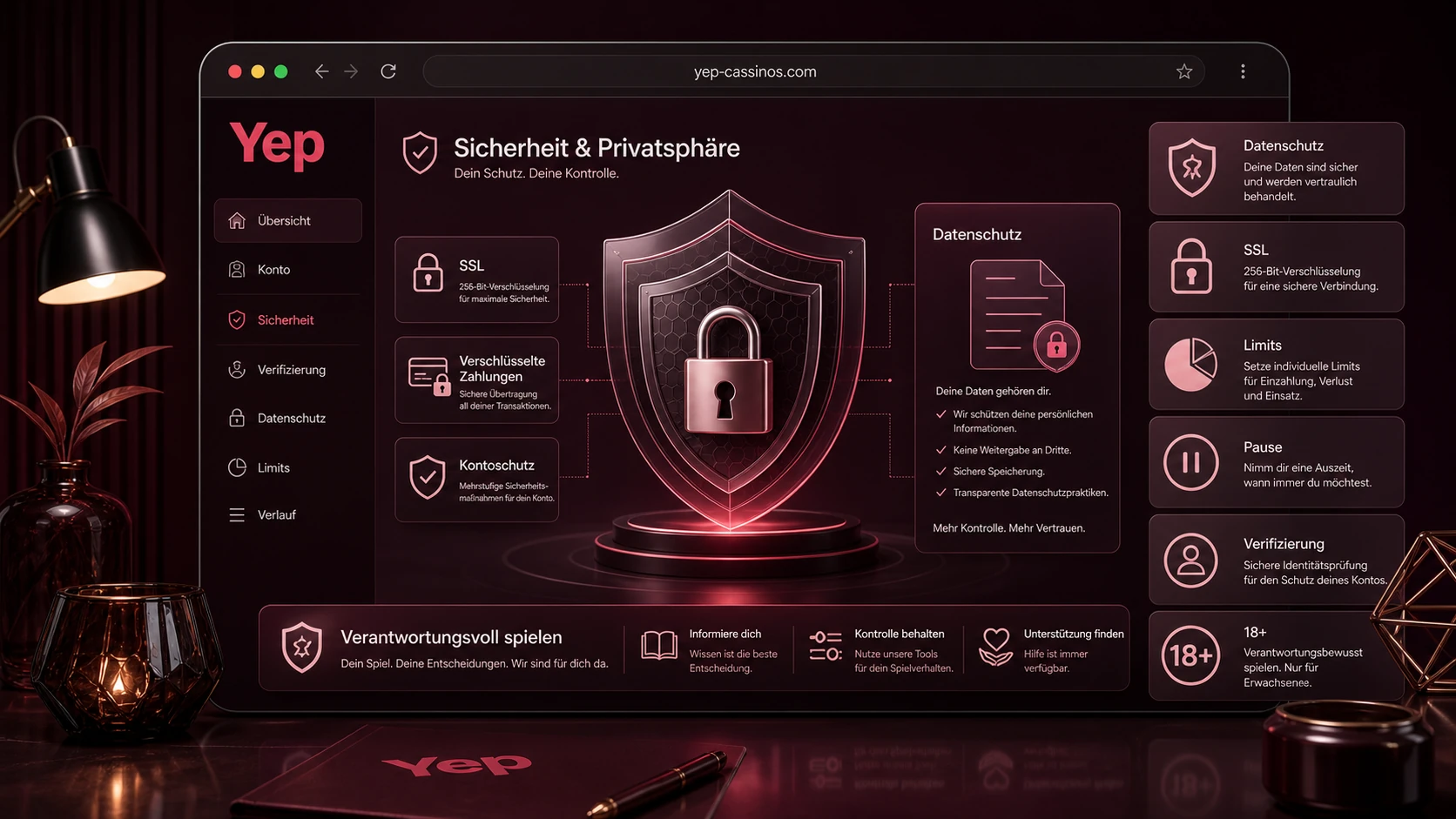 Sicherheit und Datenschutz